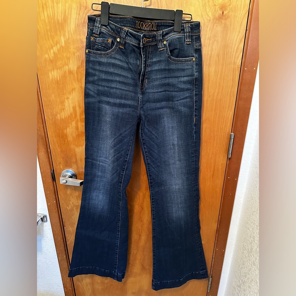 Rock & Roll High Rise Trouser Jeans Size 28x34